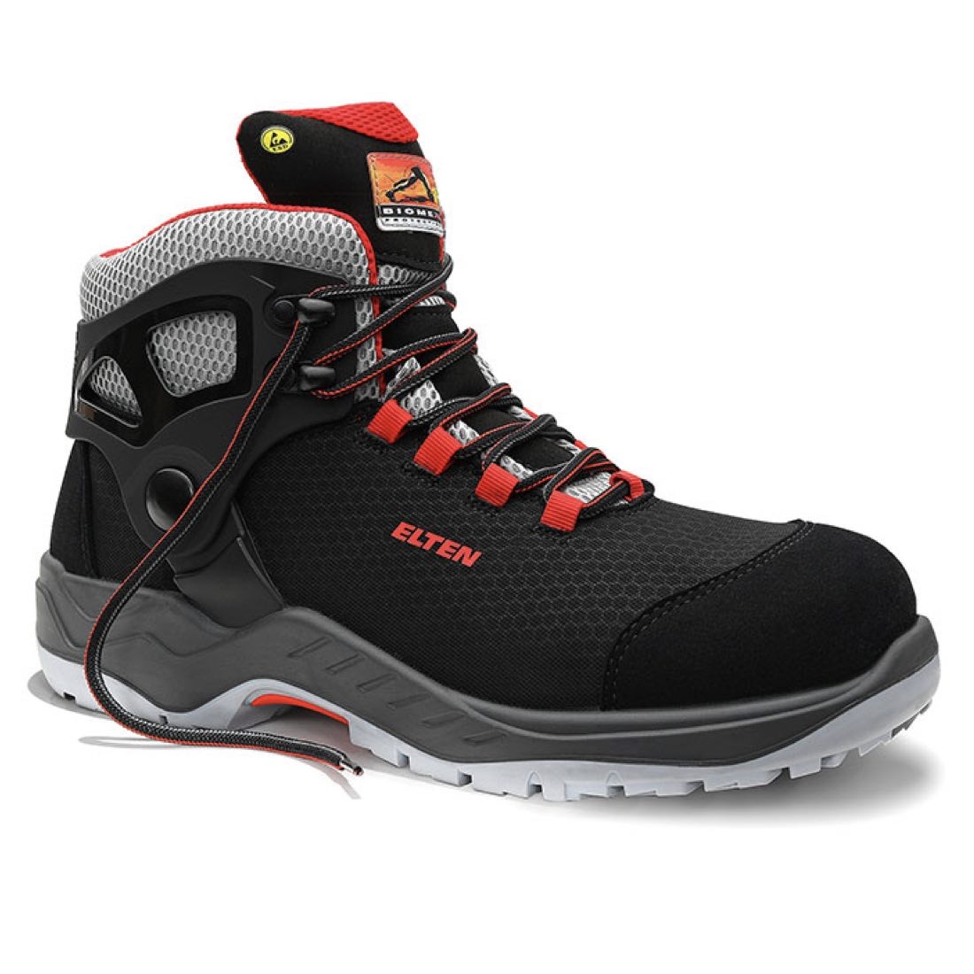 ARTURO BLACK-RED MID ESD S3